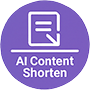 AI Content Shortener